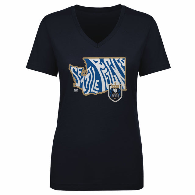 Seattle Reign FC Women's V-Neck T-Shirt | 500 LEVEL