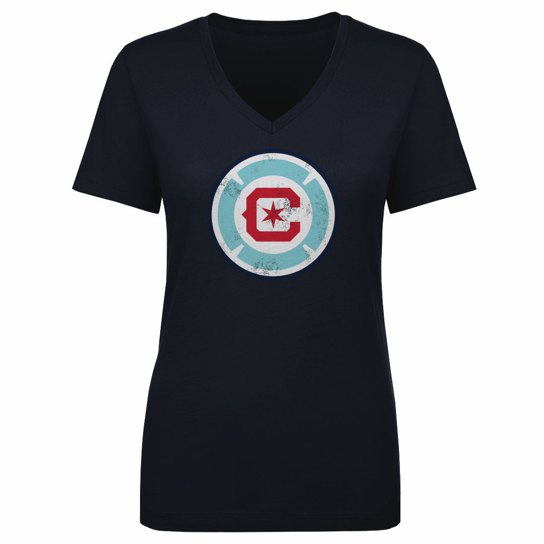 Chicago Fire FC Women's V-Neck T-Shirt | 500 LEVEL