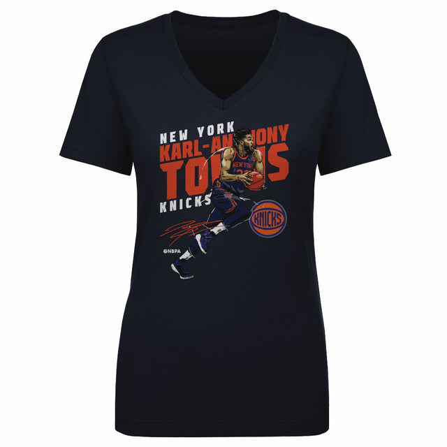 Karl-Anthony Towns Women's V-Neck T-Shirt | 500 LEVEL