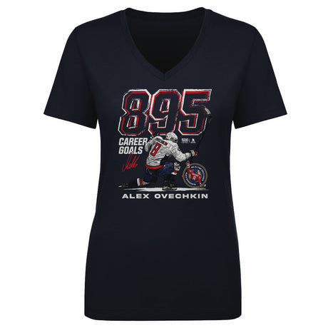 Alex Ovechkin Women's V-Neck T-Shirt | 500 LEVEL