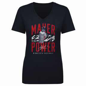 Joe Mauer Women's V-Neck T-Shirt | 500 LEVEL