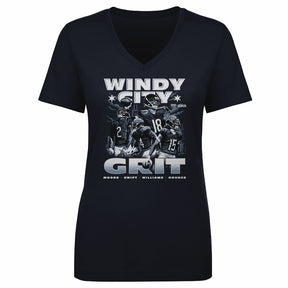 Caleb Williams Women's V-Neck T-Shirt | 500 LEVEL