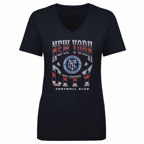 New York City FC Women's V-Neck T-Shirt | 500 LEVEL