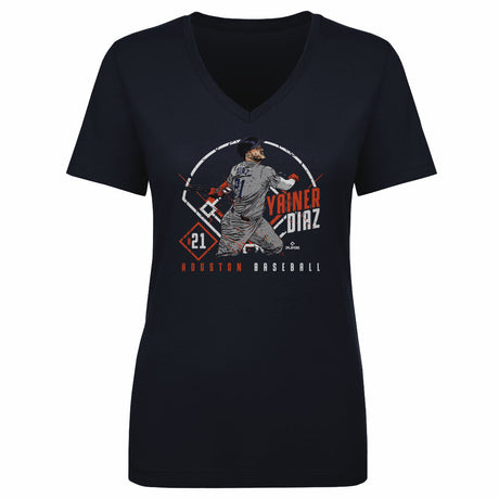 Yainer Diaz Women's V-Neck T-Shirt | 500 LEVEL
