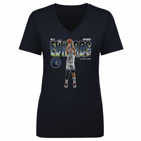 Anthony Edwards Women's V-Neck T-Shirt | 500 LEVEL
