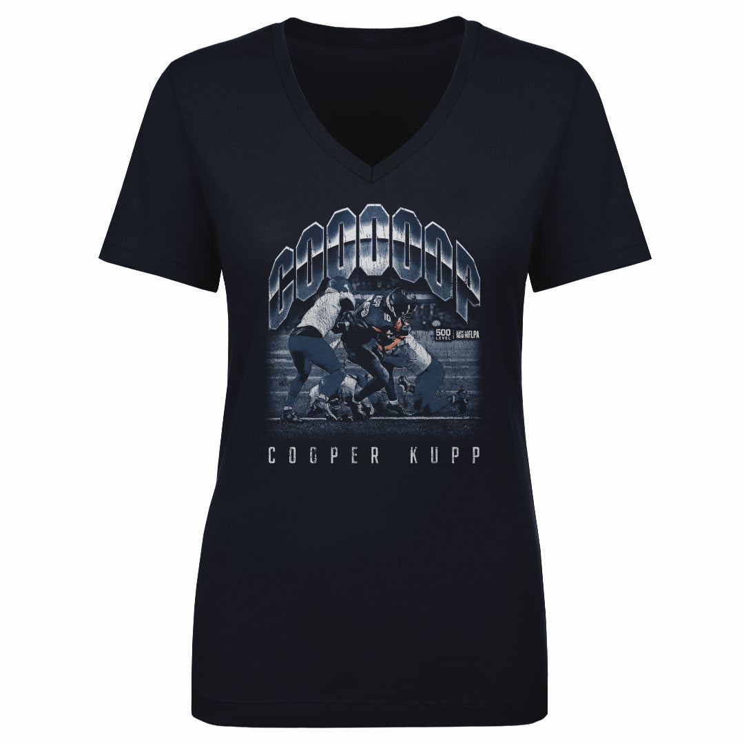 Cooper Kupp Women's V-Neck T-Shirt | 500 LEVEL