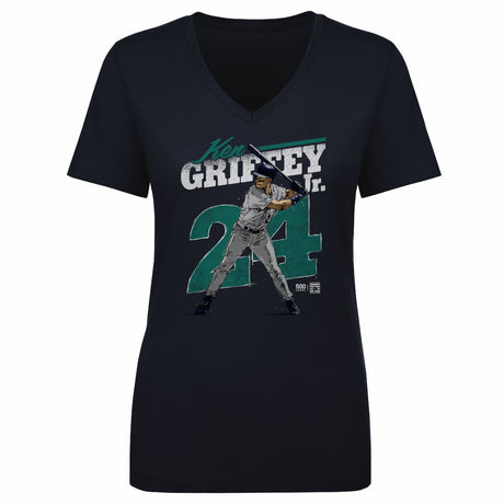 Ken Griffey Jr. Women's V-Neck T-Shirt | 500 LEVEL