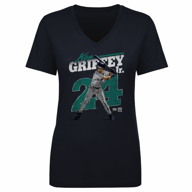 Ken Griffey Jr. Women's V-Neck T-Shirt | 500 LEVEL