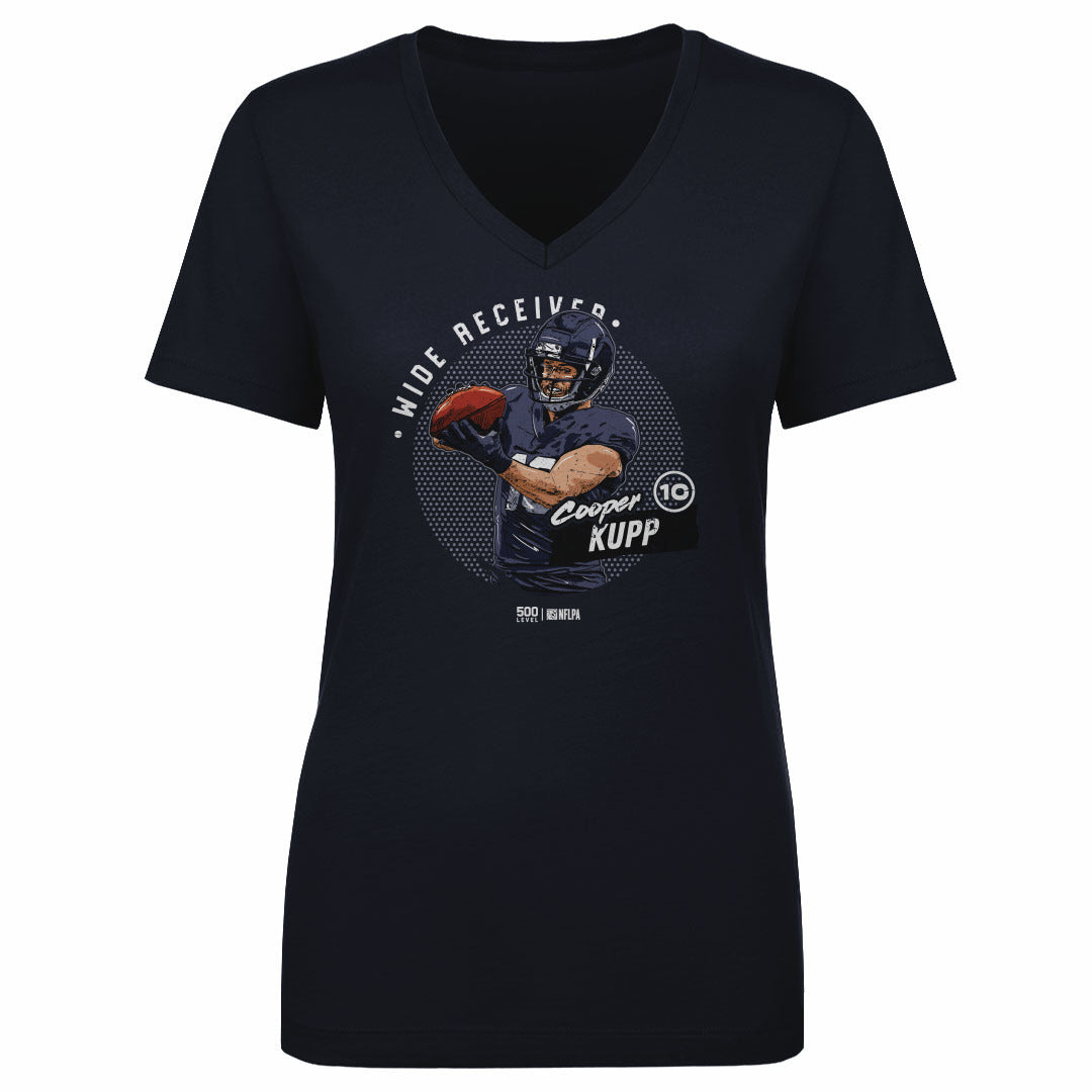 Cooper Kupp Women's V-Neck T-Shirt | 500 LEVEL
