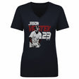 Jason Varitek Women's V-Neck T-Shirt | 500 LEVEL