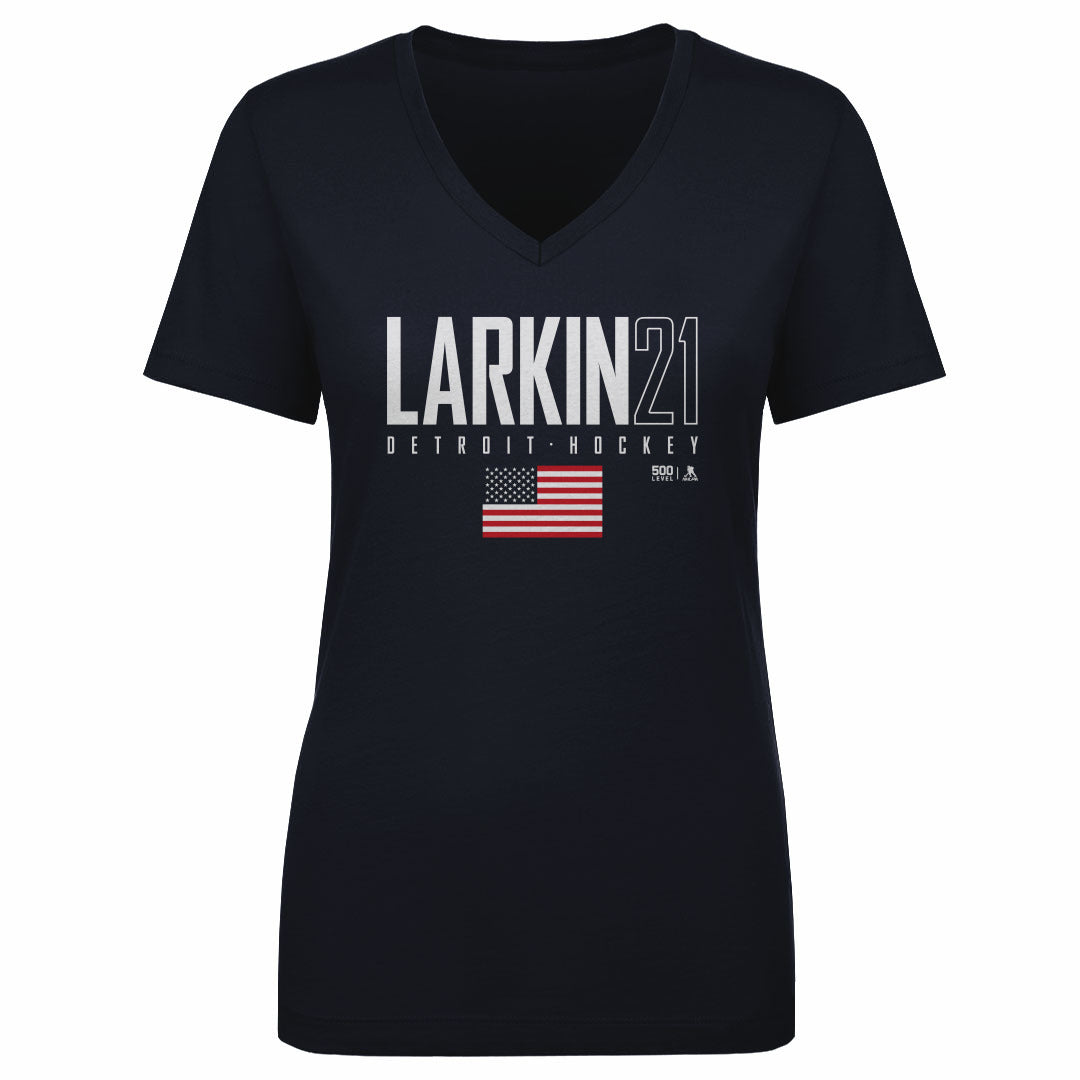 Dylan Larkin Women's V-Neck T-Shirt | 500 LEVEL