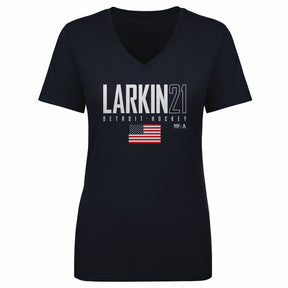 Dylan Larkin Women's V-Neck T-Shirt | 500 LEVEL