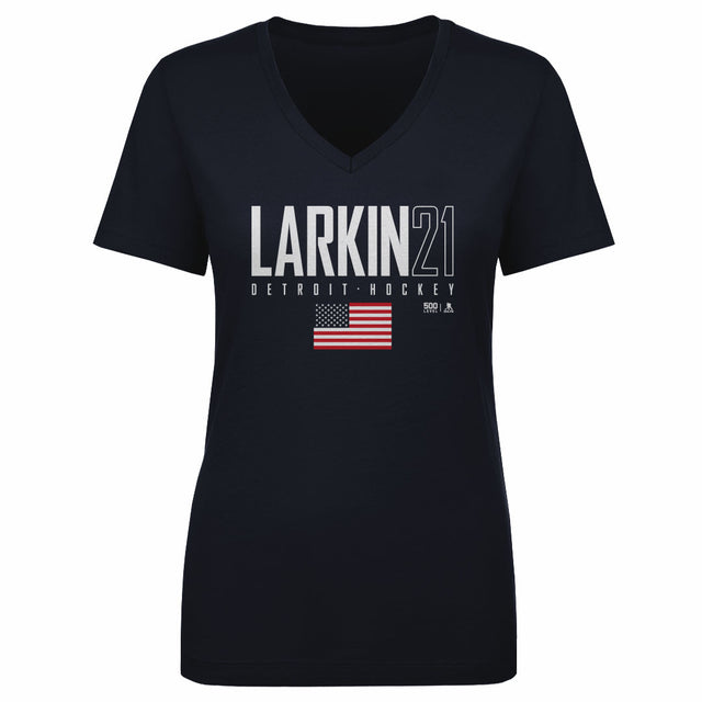 Dylan Larkin Women's V-Neck T-Shirt | 500 LEVEL