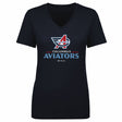 Columbus Aviators Women's V-Neck T-Shirt | 500 LEVEL
