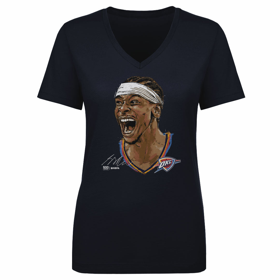 Shai Gilgeous-Alexander Women's V-Neck T-Shirt | 500 LEVEL
