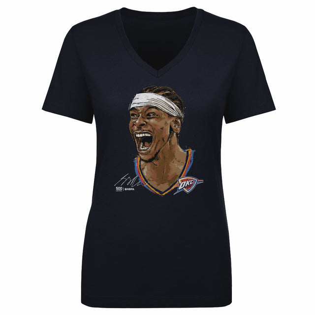 Shai Gilgeous-Alexander Women's V-Neck T-Shirt | 500 LEVEL