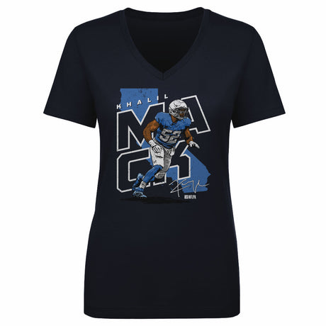 Khalil Mack Women's V-Neck T-Shirt | 500 LEVEL