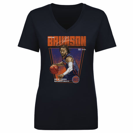 Jalen Brunson Women's V-Neck T-Shirt | 500 LEVEL