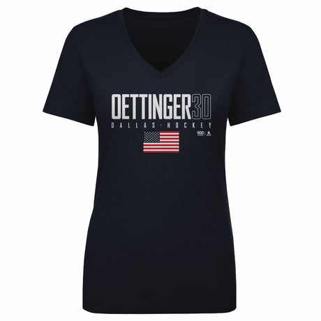 Jake Oettinger Women's V-Neck T-Shirt | 500 LEVEL