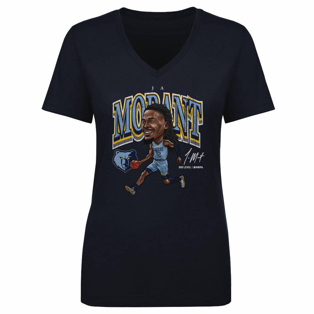 Ja Morant Women's V-Neck T-Shirt | 500 LEVEL