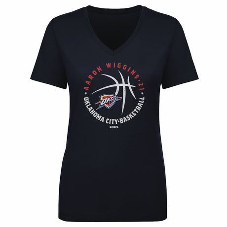 Aaron Wiggins Women's V-Neck T-Shirt | 500 LEVEL