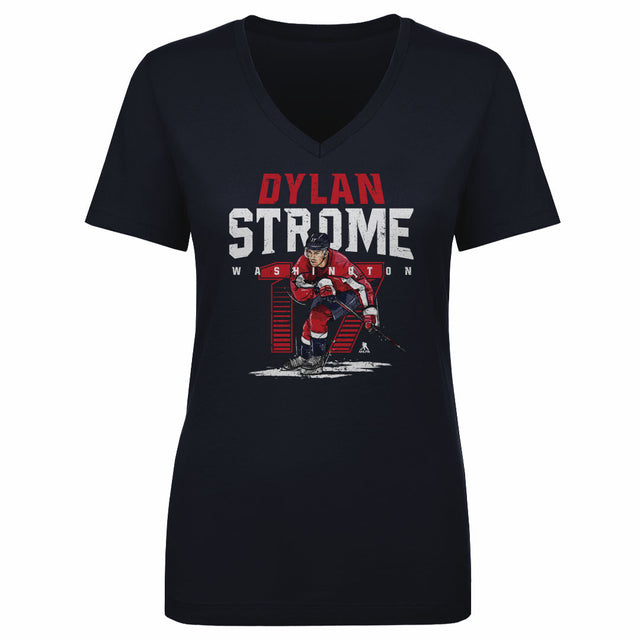 Dylan Strome Women's V-Neck T-Shirt | 500 LEVEL
