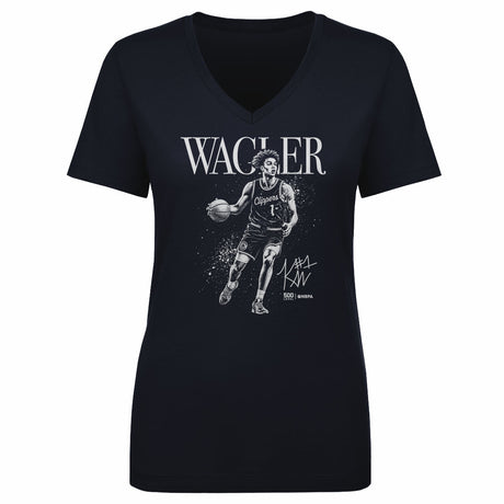 Keaton Wagler Women's V-Neck T-Shirt | 500 LEVEL