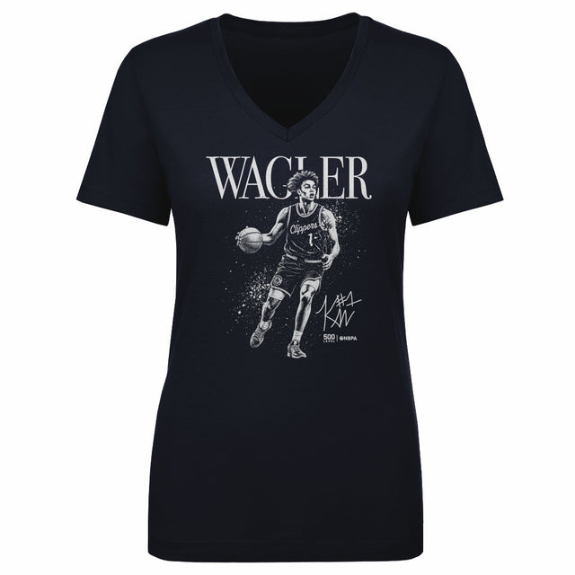 Keaton Wagler Women's V-Neck T-Shirt | 500 LEVEL
