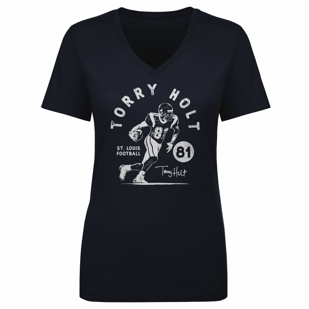 Torry Holt Women's V-Neck T-Shirt | 500 LEVEL