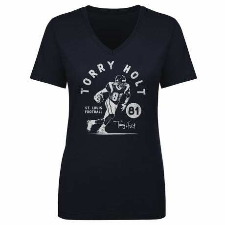 Torry Holt Women's V-Neck T-Shirt | 500 LEVEL