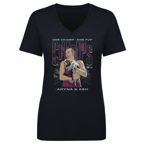 Aryna Sabalenka Women's V-Neck T-Shirt | 500 LEVEL