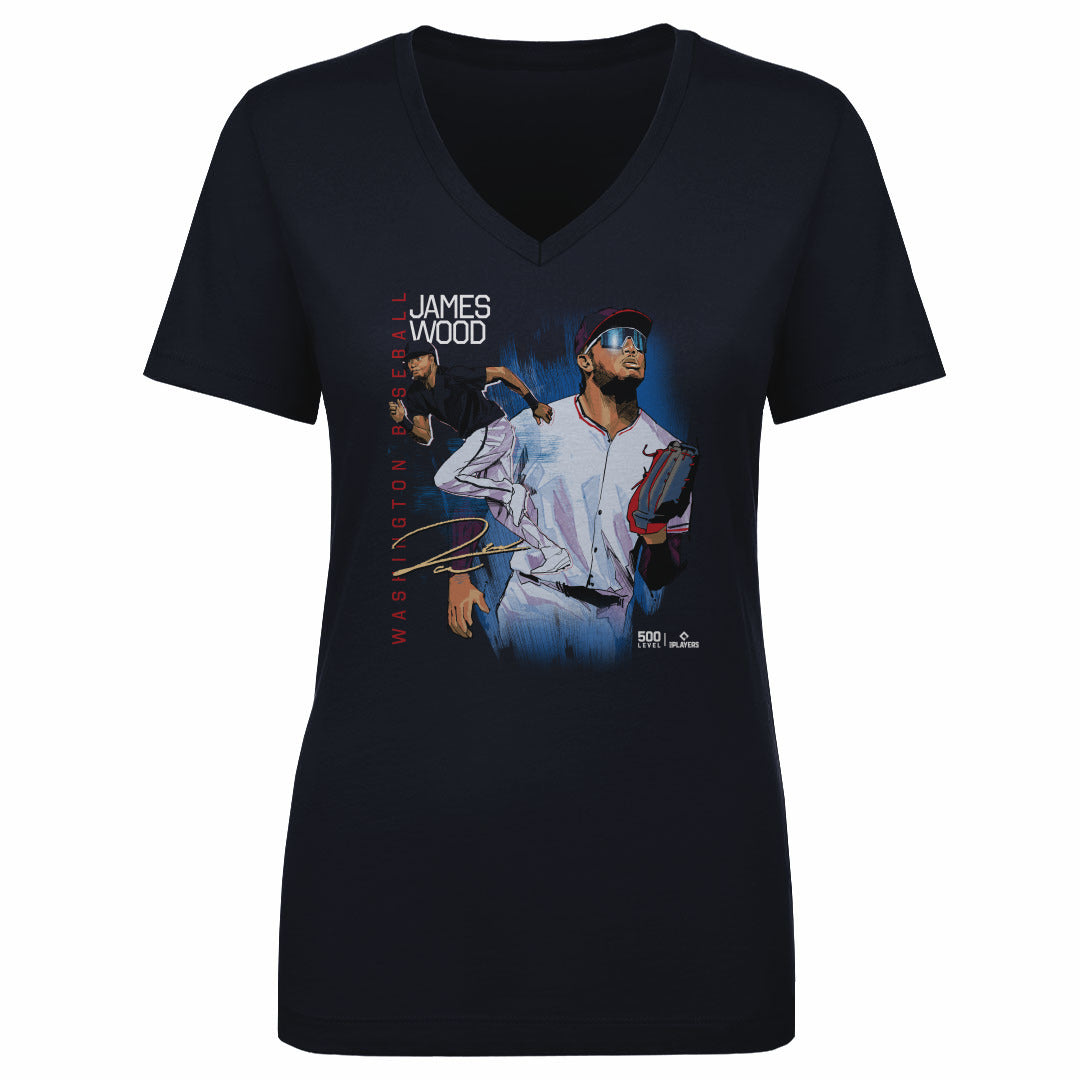 James Wood Women's V-Neck T-Shirt | 500 LEVEL