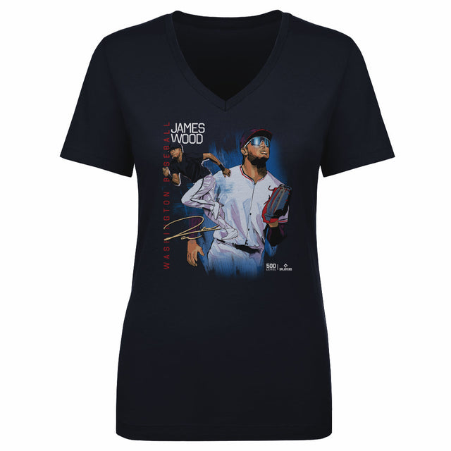 James Wood Women's V-Neck T-Shirt | 500 LEVEL