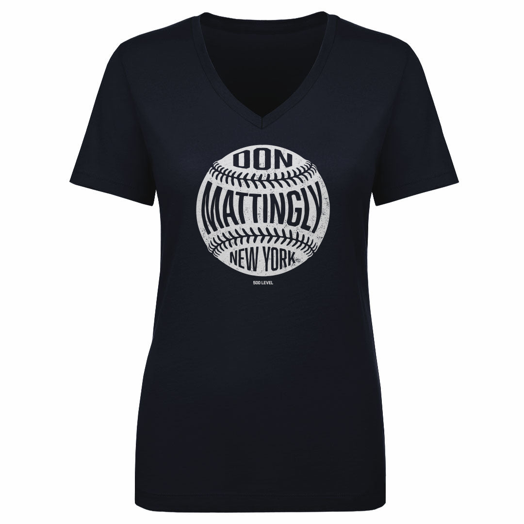 Don Mattingly Women's V-Neck T-Shirt | 500 LEVEL
