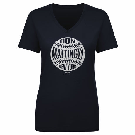 Don Mattingly Women's V-Neck T-Shirt | 500 LEVEL