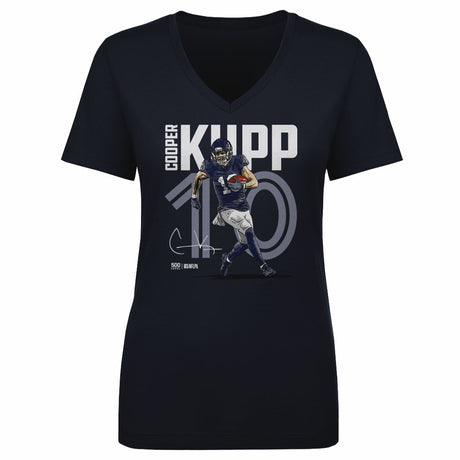 Cooper Kupp Women's V-Neck T-Shirt | 500 LEVEL