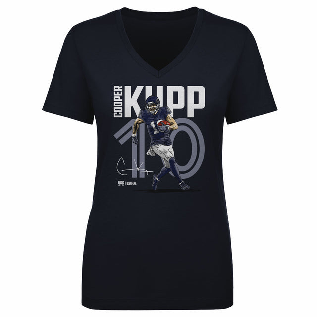 Cooper Kupp Women's V-Neck T-Shirt | 500 LEVEL