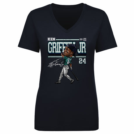 Ken Griffey Jr. Women's V-Neck T-Shirt | 500 LEVEL