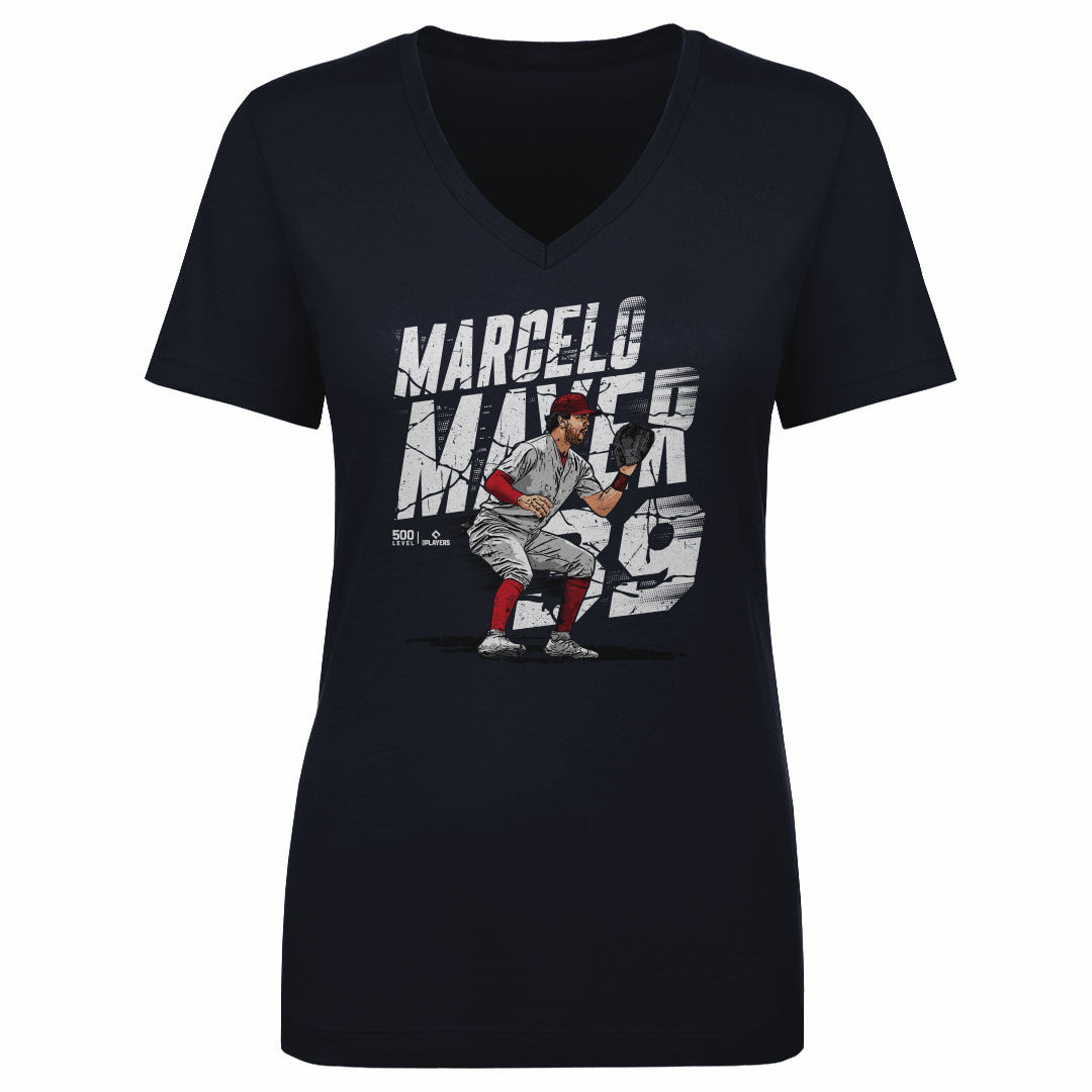 Marcelo Mayer Women's V-Neck T-Shirt | 500 LEVEL