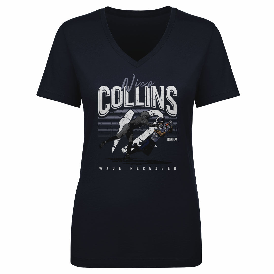 Nico Collins Women's V-Neck T-Shirt | 500 LEVEL