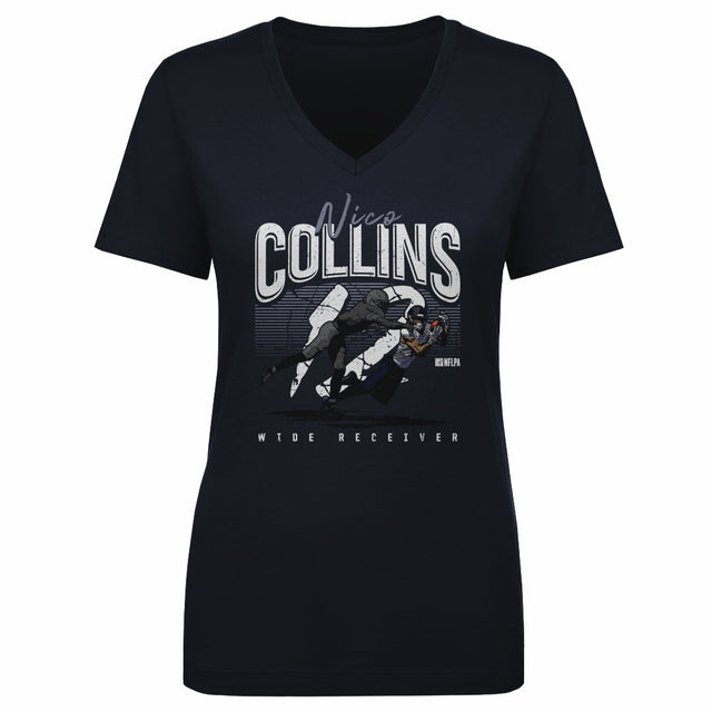 Nico Collins Women's V-Neck T-Shirt | 500 LEVEL