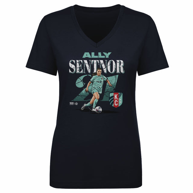 Ally Sentnor Women's V-Neck T-Shirt | 500 LEVEL