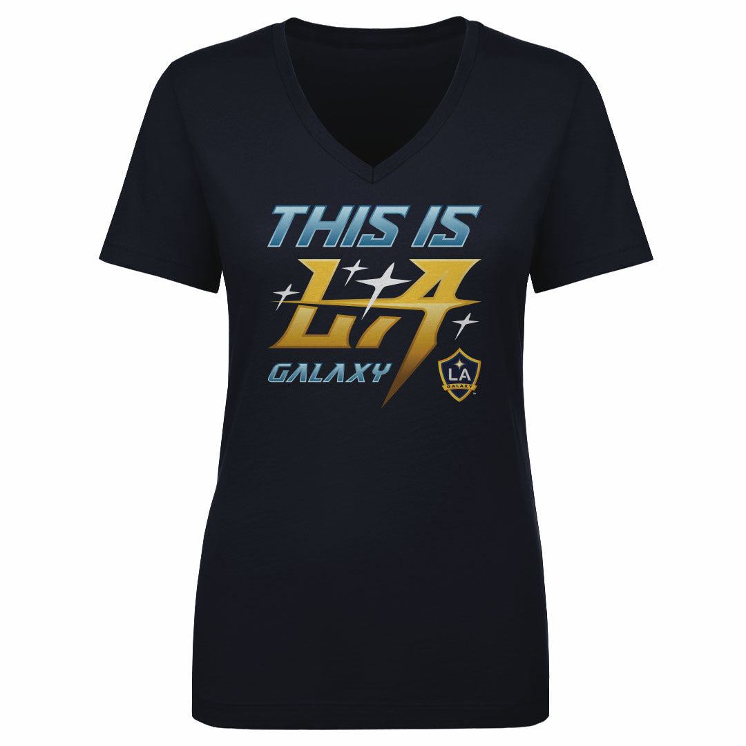 LA Galaxy Women&#39;s V-Neck T-Shirt | 500 LEVEL