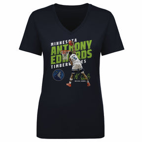 Anthony Edwards Women's V-Neck T-Shirt | 500 LEVEL