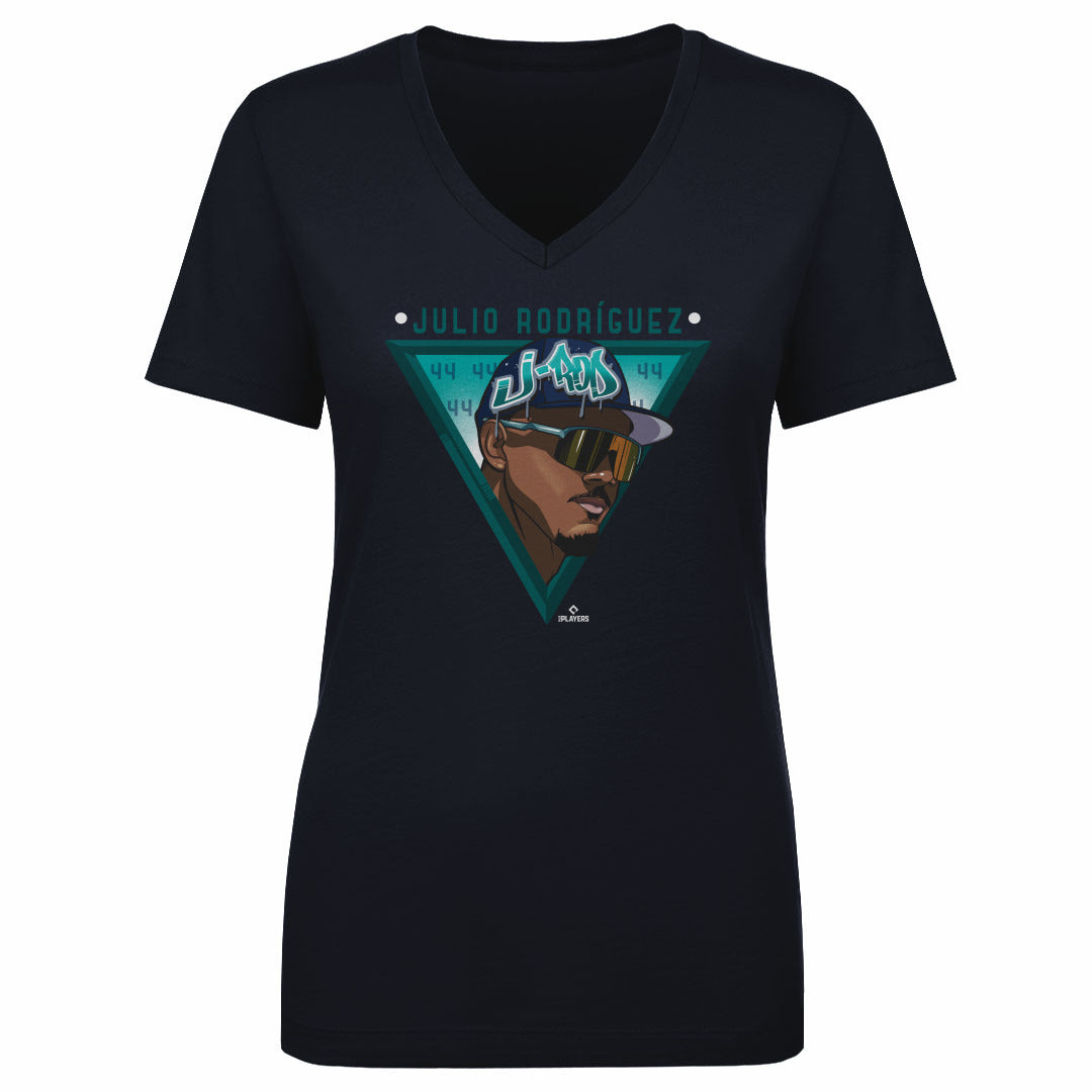 Julio Rodriguez Women's V-Neck T-Shirt | 500 LEVEL