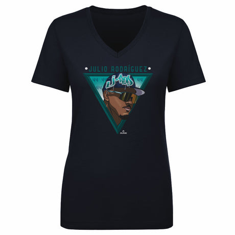 Julio Rodriguez Women's V-Neck T-Shirt | 500 LEVEL