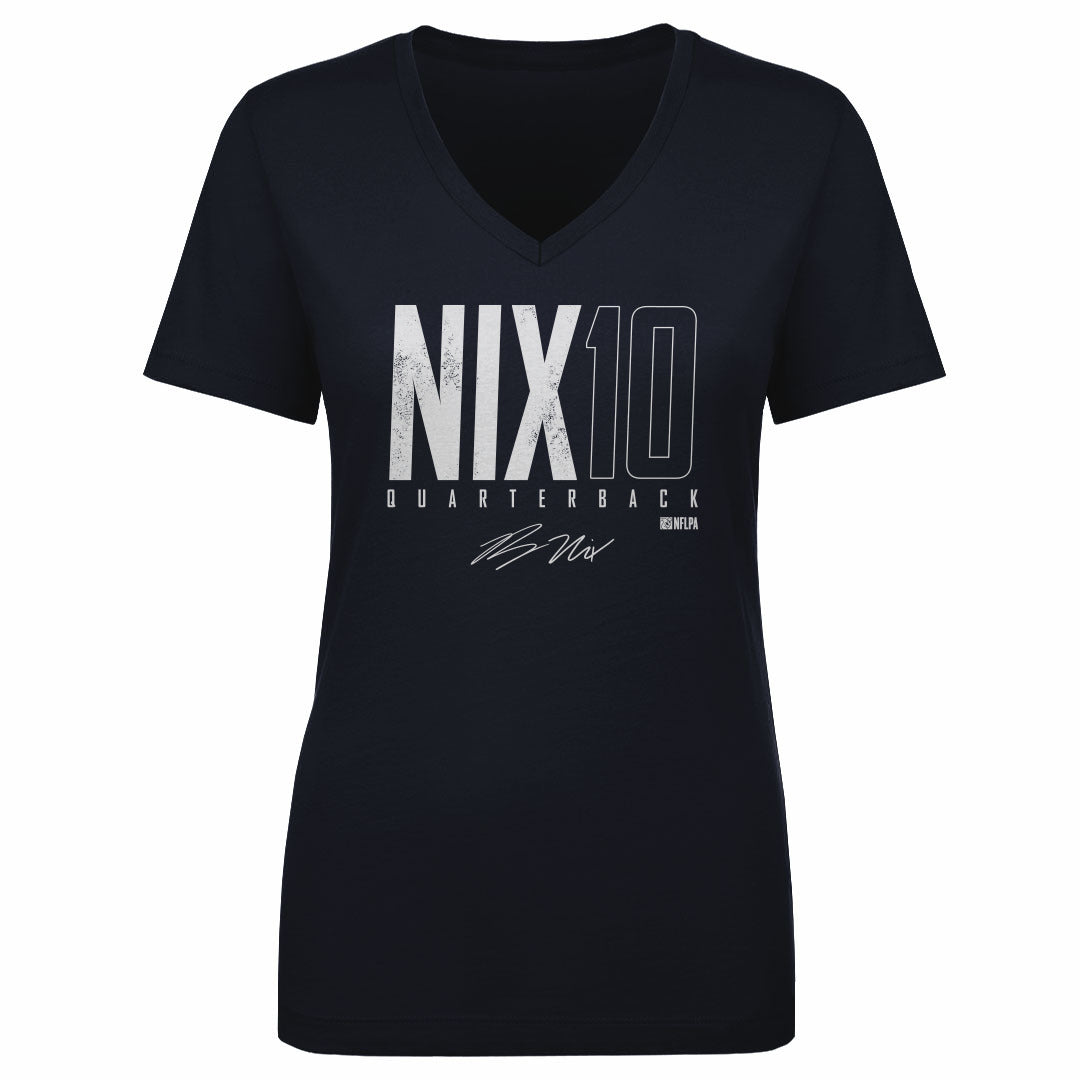 Bo Nix Women's V-Neck T-Shirt | 500 LEVEL