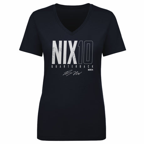 Bo Nix Women's V-Neck T-Shirt | 500 LEVEL