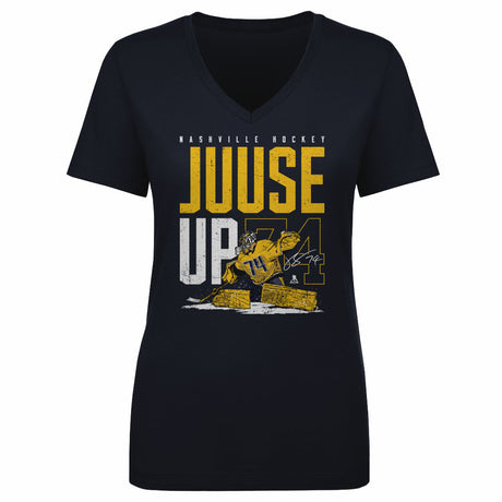 Juuse Saros Women's V-Neck T-Shirt | 500 LEVEL