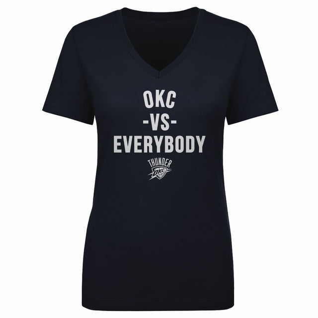 Oklahoma City Thunder Women's V-Neck T-Shirt | 500 LEVEL